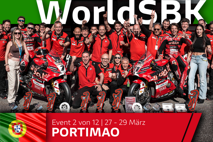 WSBK Runde 2 in Portimao: Bulega und Lecuona schreiben WSBK-Geschichte für Ducati