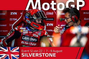 MotoGP Runde 12 in Silverstone: Márquez wird Siebter im Grand Prix, Bagnaia stürzt
