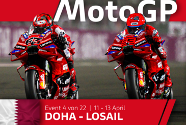 MotoGP Runde 4 in Katar: Doppelsieg für das Ducati Lenovo Team