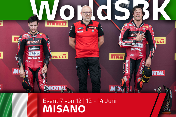 WSBK Runde 7 in Misano: Bulega schreibt mit Ducati wieder Geschichte