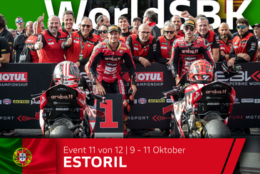 WSBK Runde 11 in Estoril: Bulega bricht mit dem 29. Saisonsieg wieder einen Rekord