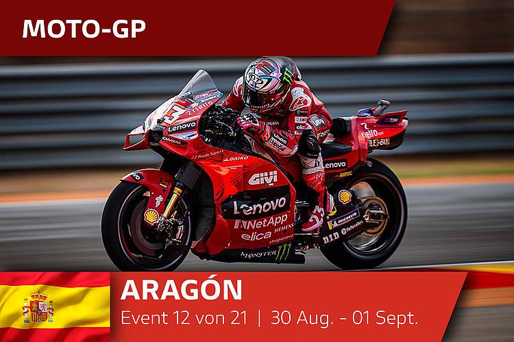 Bastianini 5. im Motorland Aragón, Bagnai stürzt unglücklich