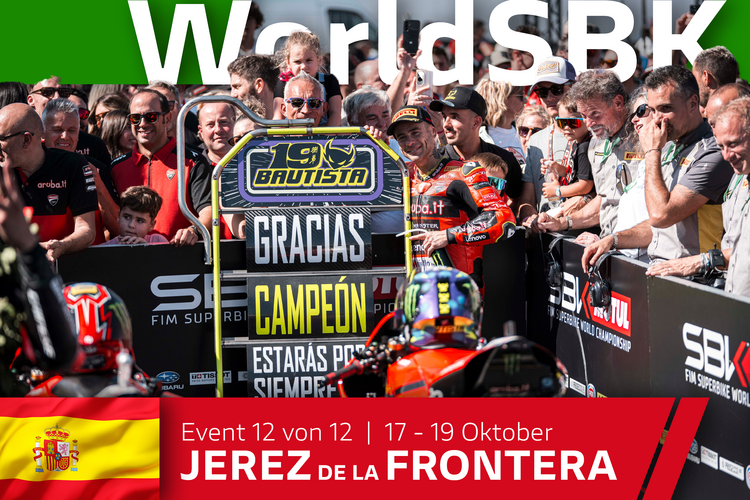 WSBK Runde 12 in Jerez: Bulega gewinnt alle Rennen, Bautista verabschiedet sich mit 2 Podiumsplätzen