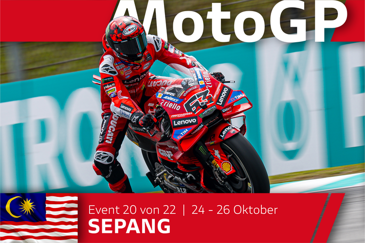 MotoGP Runde 20 in Malaysia: Bagnaia siegt im Spring, Alex Márquez gewinnt Grand Prix
