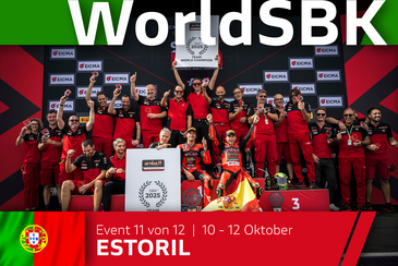 WSBK Runde 11 in Estoril: Nicoló Bulega gewinnt Rennen 2, Aruba.it Racing - Ducati holt sich den WSBK WM-Titel