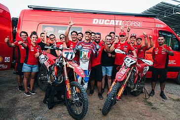Top-Ergebnisse für Ducati bei der Italian Pro Prestige Motocross Championship