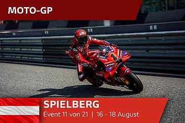 Bagnaia gewinnt am Red Bull Ring zum 3.Mal in Folge, Enea wird 3. und 4.