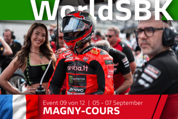 WSBK Runde 9 in Magny Cours: Nicoló Bulega in allen Rennen auf Platz 2