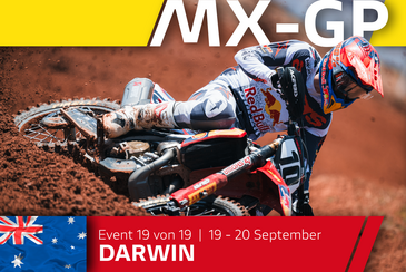 MXGP Runde 19 in Darwin: Vlaanderen erreicht Platz 6 der Tageswertung