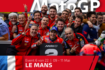 MotoGP Runde 6 in Le Mans: Márquez auf Platz 2 in turbulentem Regenrennen