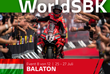 WSBK Runde 8 am Balaton: Bulega in beiden Rennen wieder auf P2, Bautista in Rennen 2 out